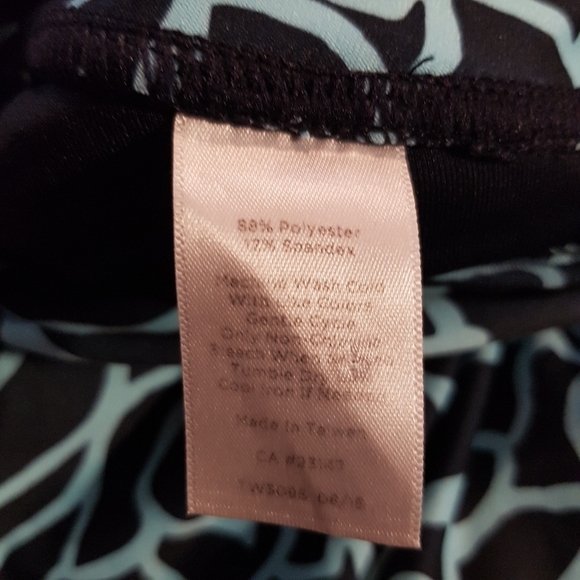 Talbots women's size small 2 tone blue skirt with modesty shorts EUC - Picture 4 of 8